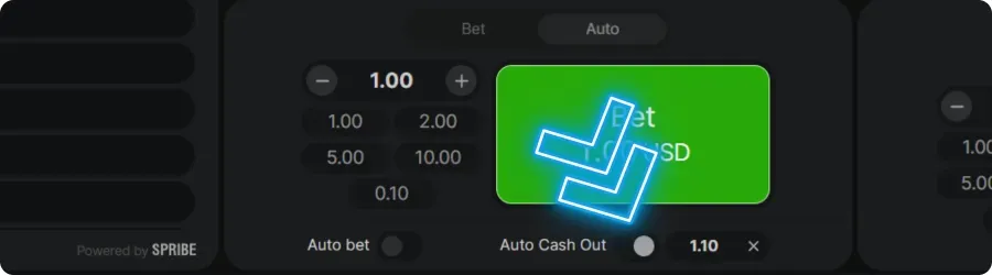 Aviator auto cash-out