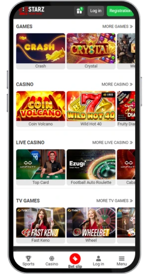 Aviator casino homepage