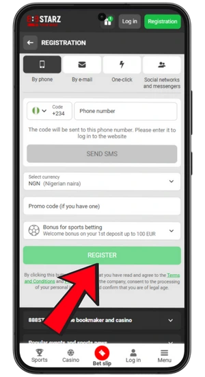 Create your account